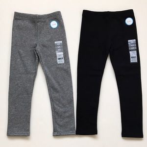 Bundle of Two New Carter’s Fleece Lined Knit Leggings